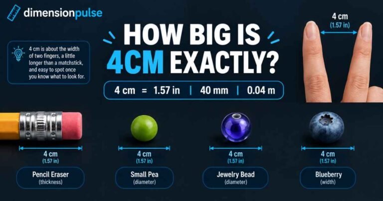 How Big Is 4cm Exactly